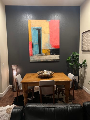 Customer photo review of Minimalist Canvas Art #MI151