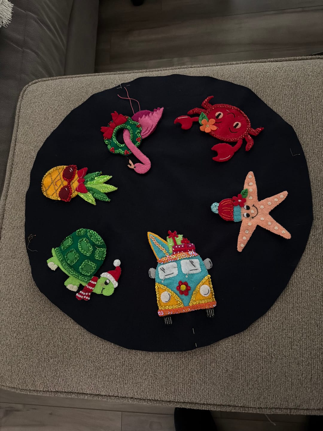 Customer photo review of Premium Wool Blend Craft Felt By Yard