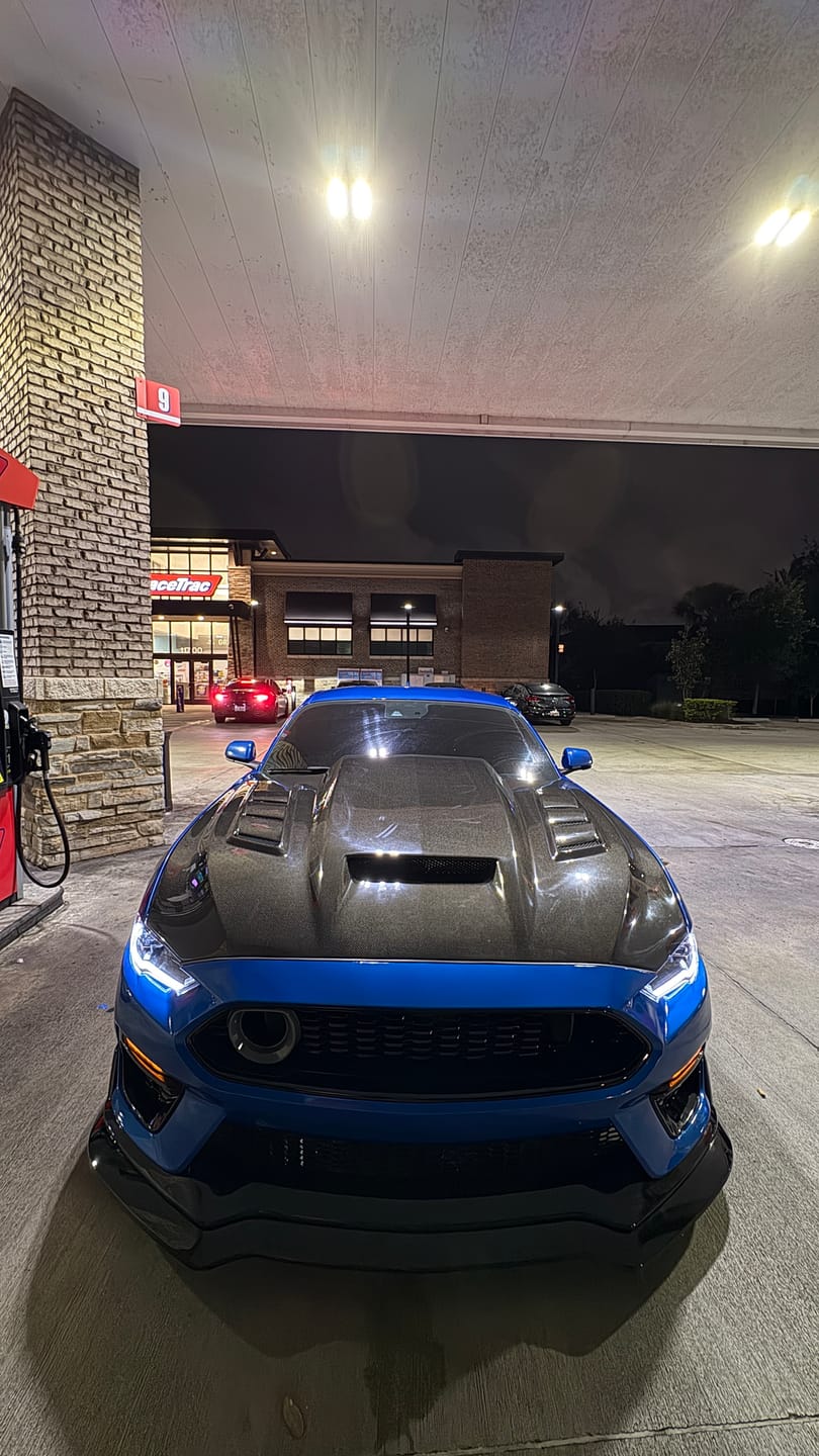 Customer photo review of 2015-2023 Ford Mustang Mach 1 Conversion Front Bumper Kit For S550