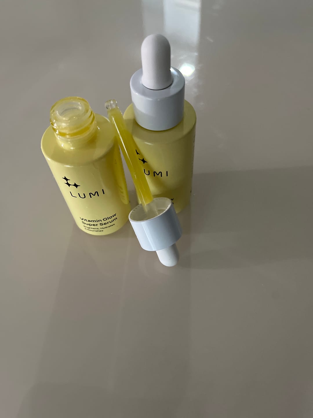 Customer photo review of Vitamin Glow Super Serum