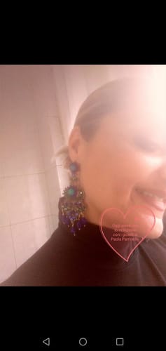 Customer photo review of Orecchini Iside