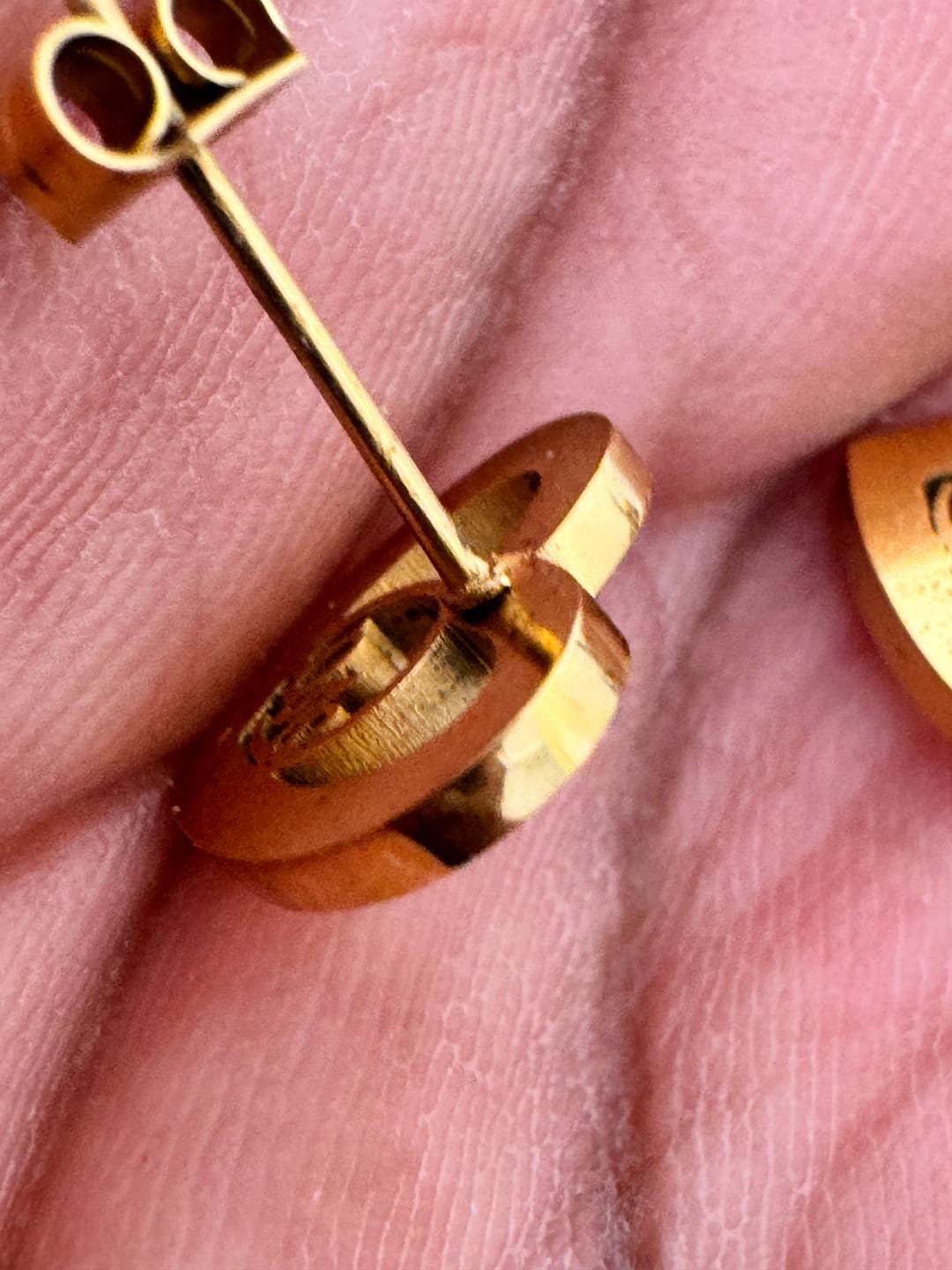 Customer photo review of Gold Thando Luxe Studs