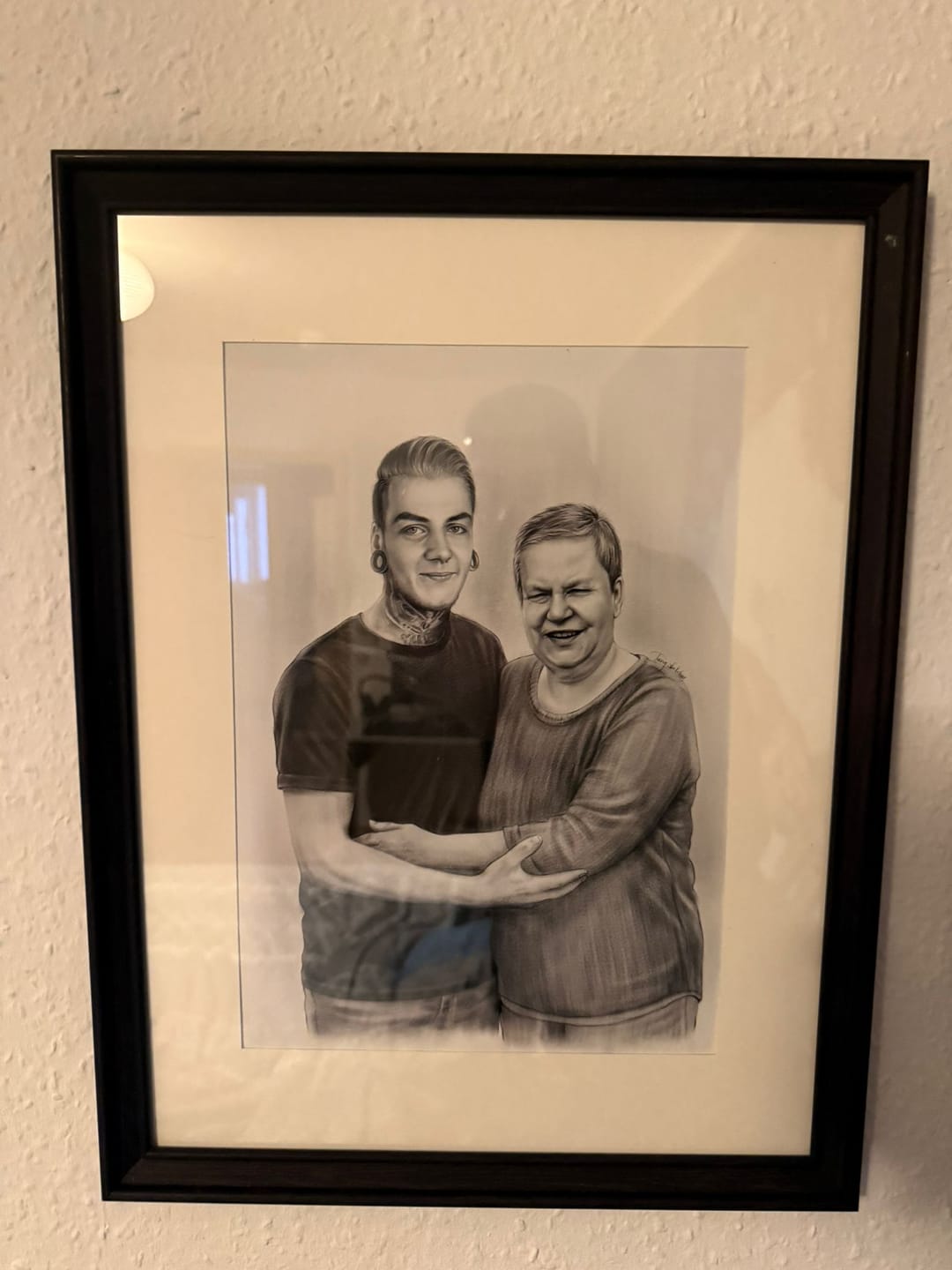 Customer photo review of Portrait Zeichnen Lassen vom Foto - Zeichnung in Bleistift oder Farbe nach Vorlage