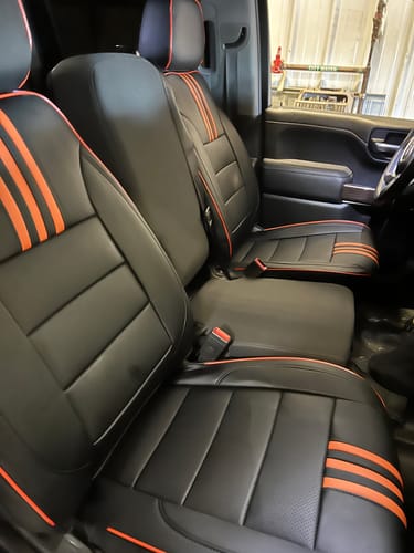 Customer photo review of Premium Custom-Fit Seat Covers