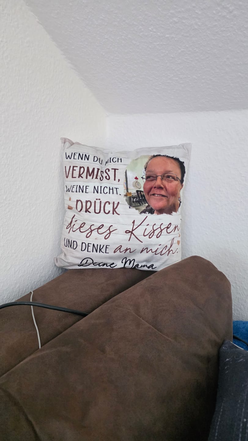 Customer photo review of Immer bei dir - Familien-Kissen