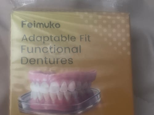 Customer photo review of 🦷  Fit Full Functional DenturesMake you more confident-Made in the USA & FDA-Certified