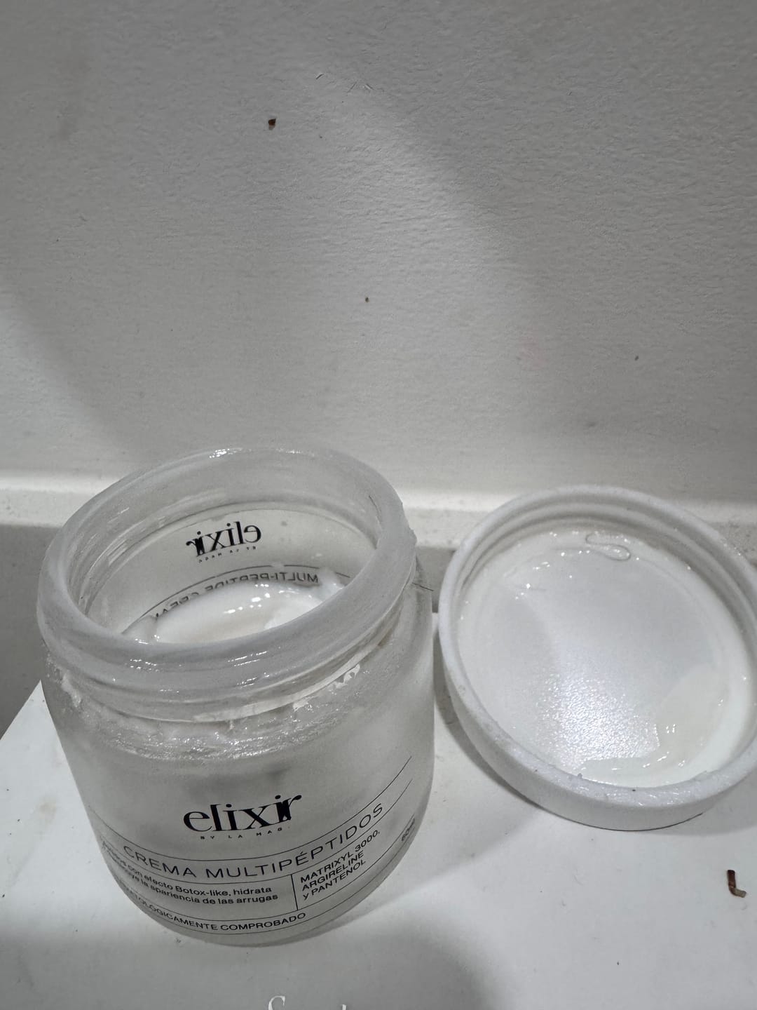 Customer photo review of Crema Multipéptidos - 60 ML