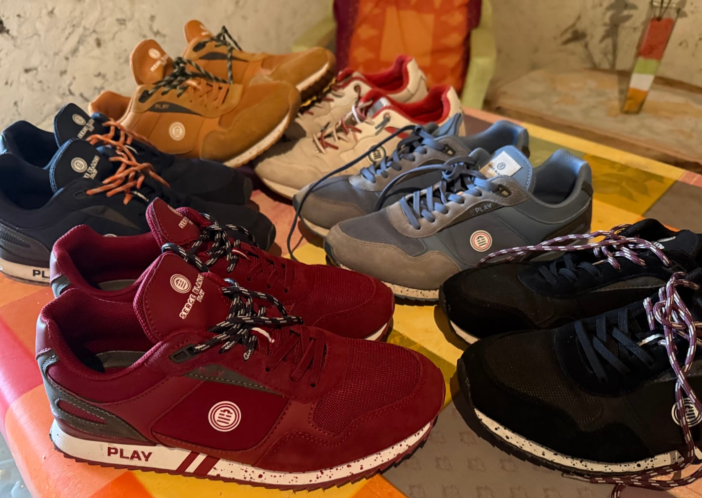 Customer photo review of Sneaker Chamonix Play rouge merlot
