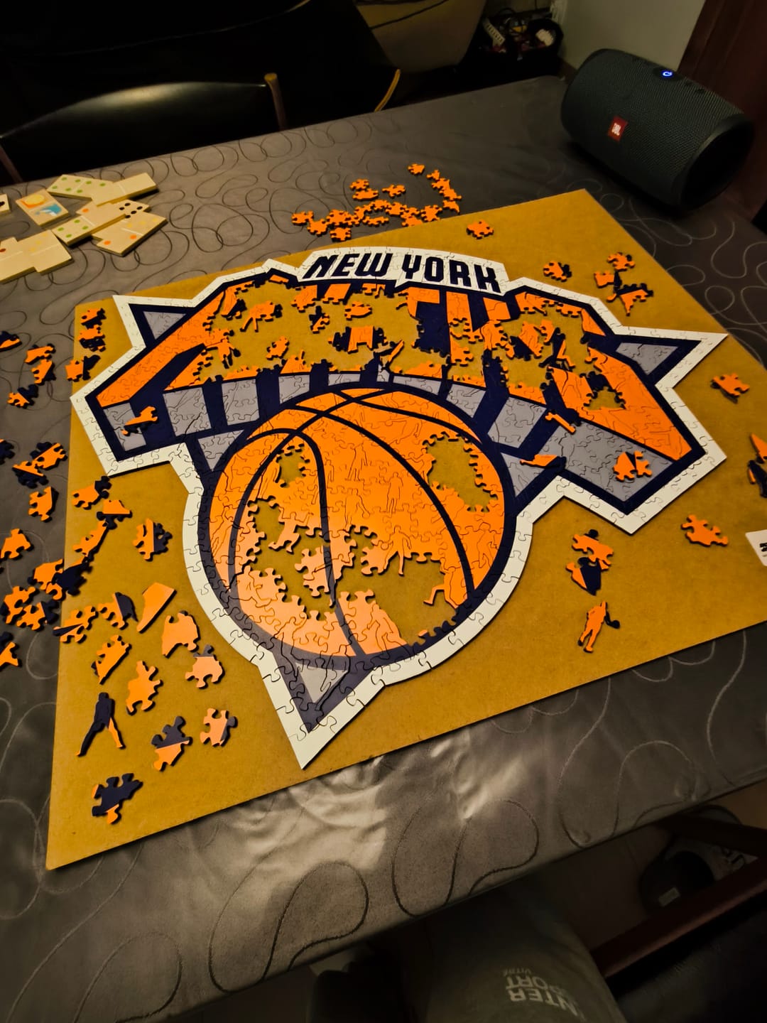 Customer photo review of New York Knicks™ - Puzzle en Bois