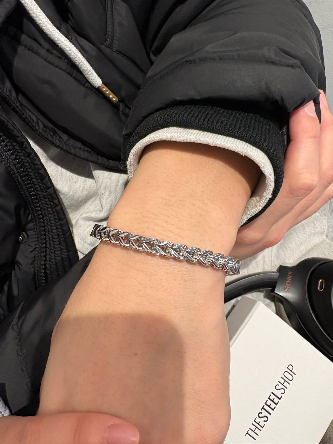 Customer photo review of Franco Link Bracelet | 6MM