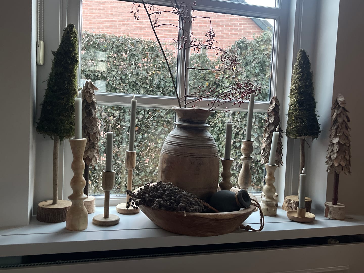 Customer photo review of LED Kronelys 2 stk, Ø 2 x 15 cm Sand