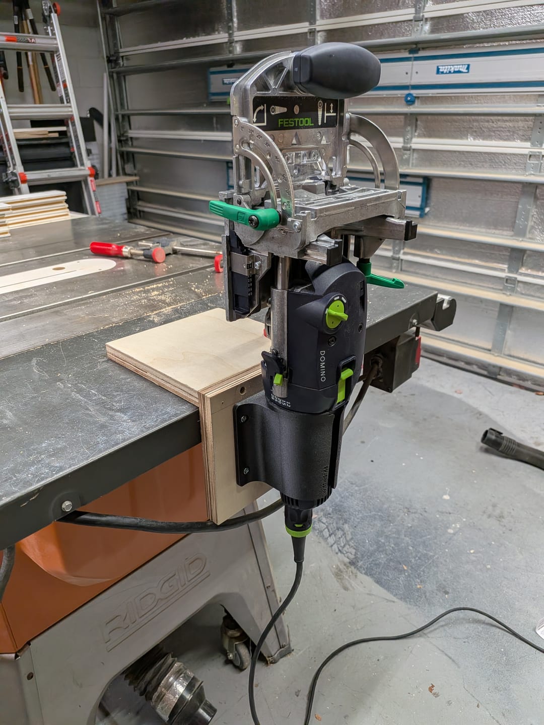 Customer photo review of wittGrip for Festool Domino DF500