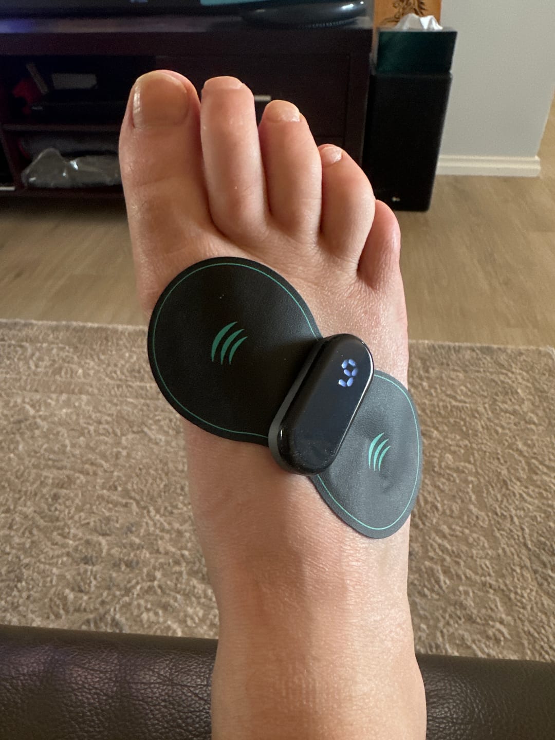 Customer photo review of Vibit TENS - Electrical Nerve Stimulation Therapy