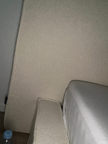 Customer photo review of Lit coffre avec grande tête de lit - VALENTINE