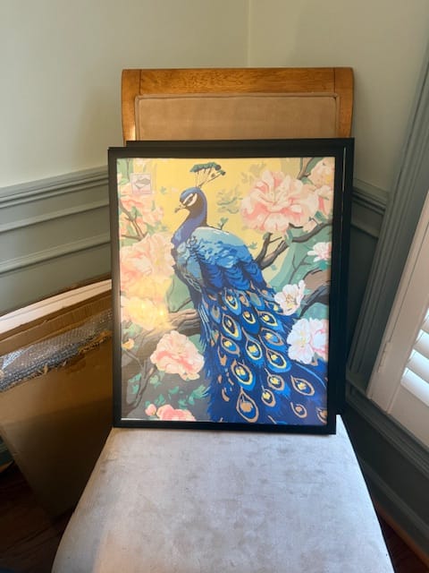 Customer photo review of Charming Peacock