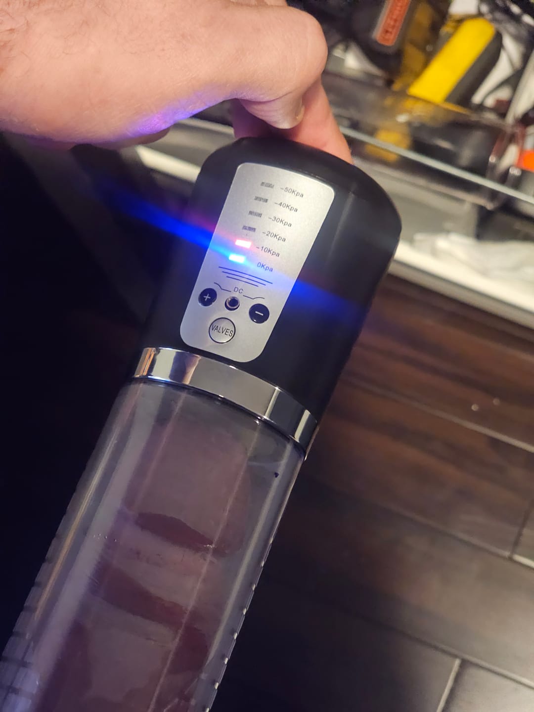 Customer photo review of Pumping Master Multi-power Suction Penis Pump