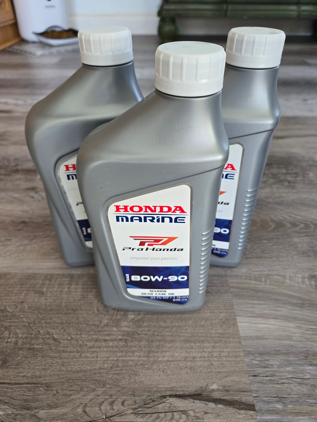 Customer photo review of Honda 80W-90 Lower Unit Gear Oil