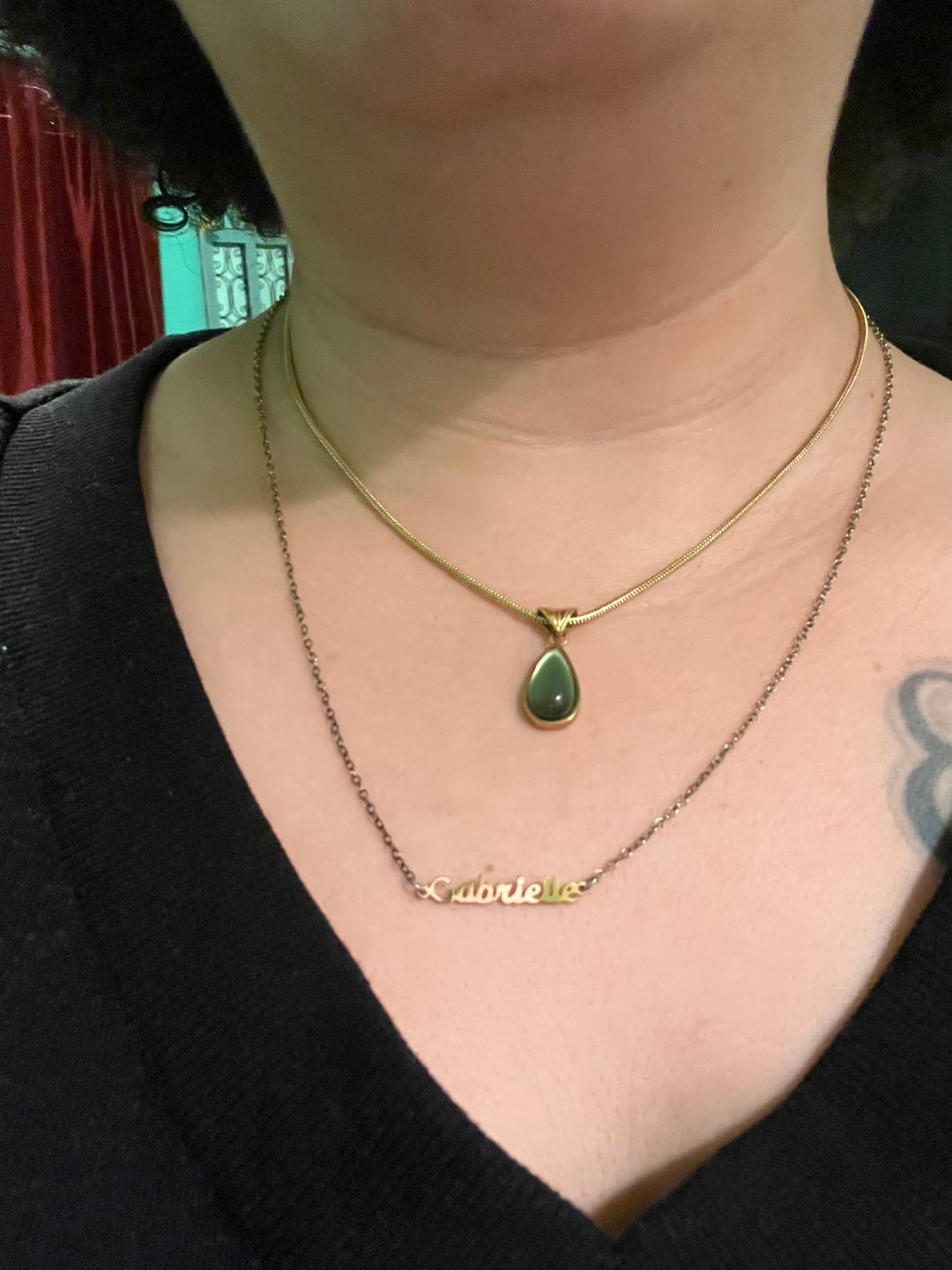 Customer photo review of Onda di Mare Necklace