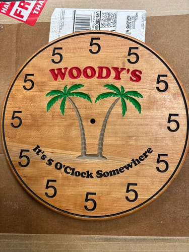 Customer photo review of Wall Clock Set - January