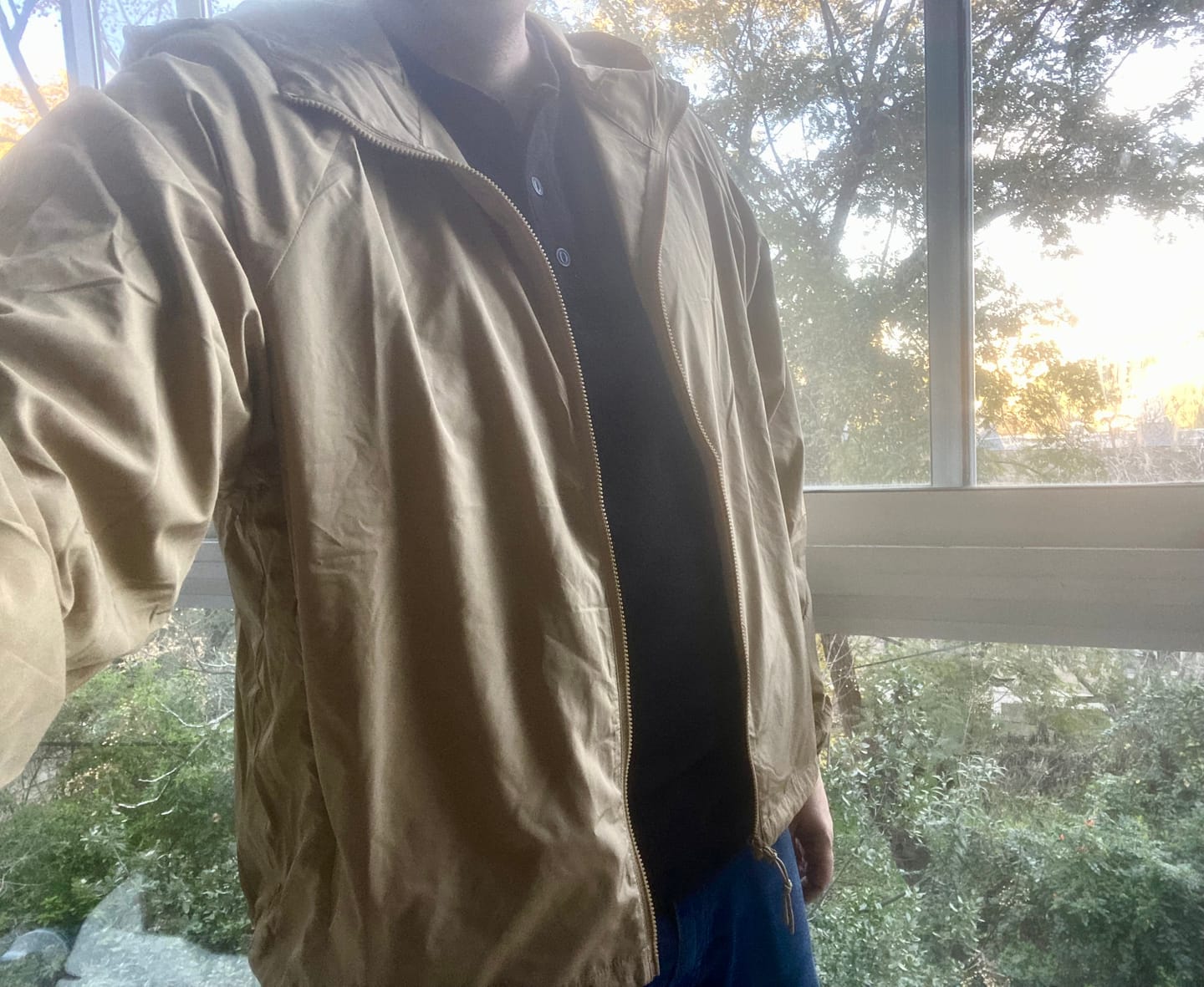 Customer photo review of מעיל רוח בוריס