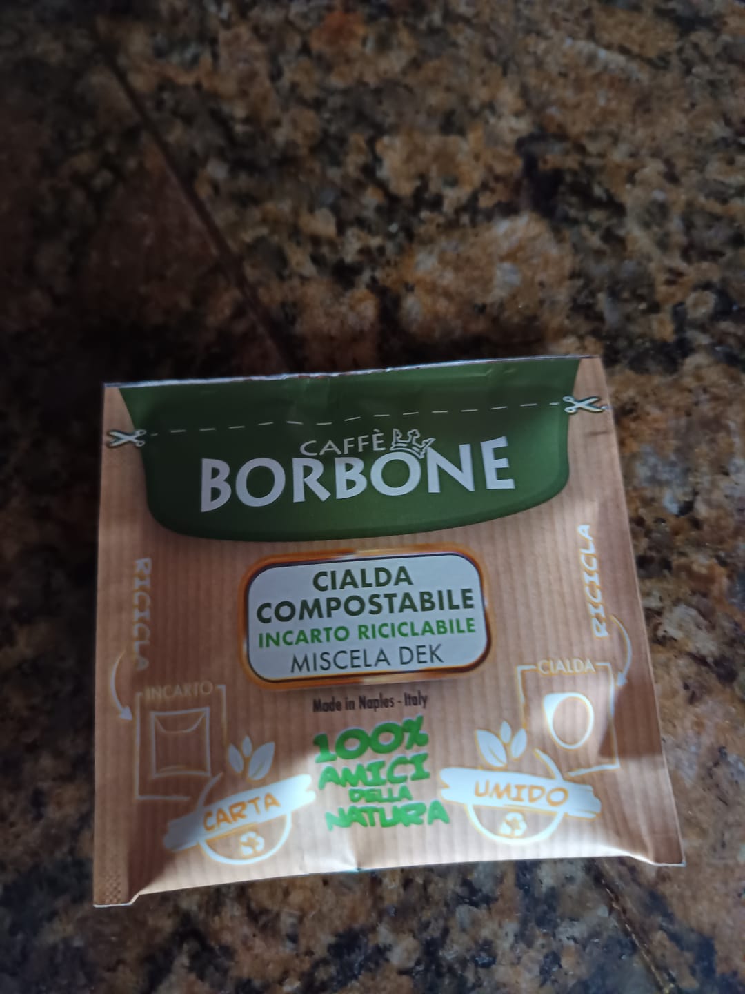 Customer photo review of Caffè Borbone 150 Cialde Ese 44 mm Dek Borbone, Cialda Compostabile, Incarto Riciclabile