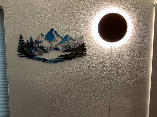 Customer photo review of Banff National Park Printed Wall Art