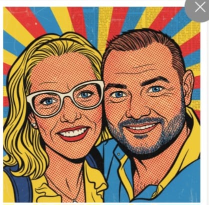 Customer photo review of Pop Art Tegel – Jouw Foto als Vintage Comic Book Illustratie