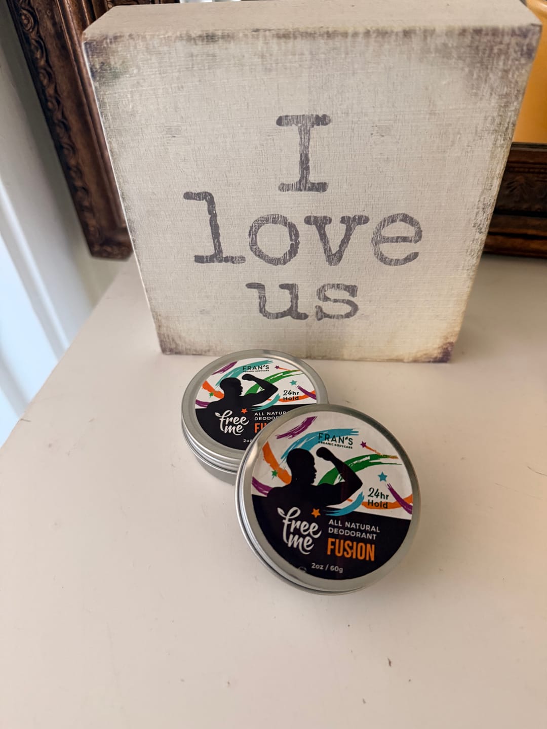 Customer photo review of FreeMe All Natural Deodorant