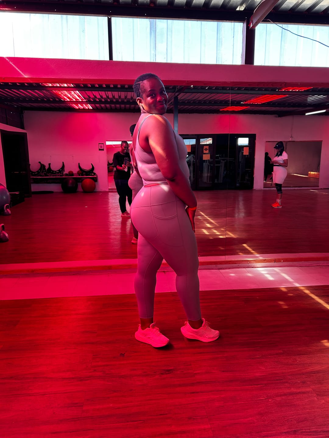 Customer photo review of Two Pieces Butt Shaping Activewear Sets