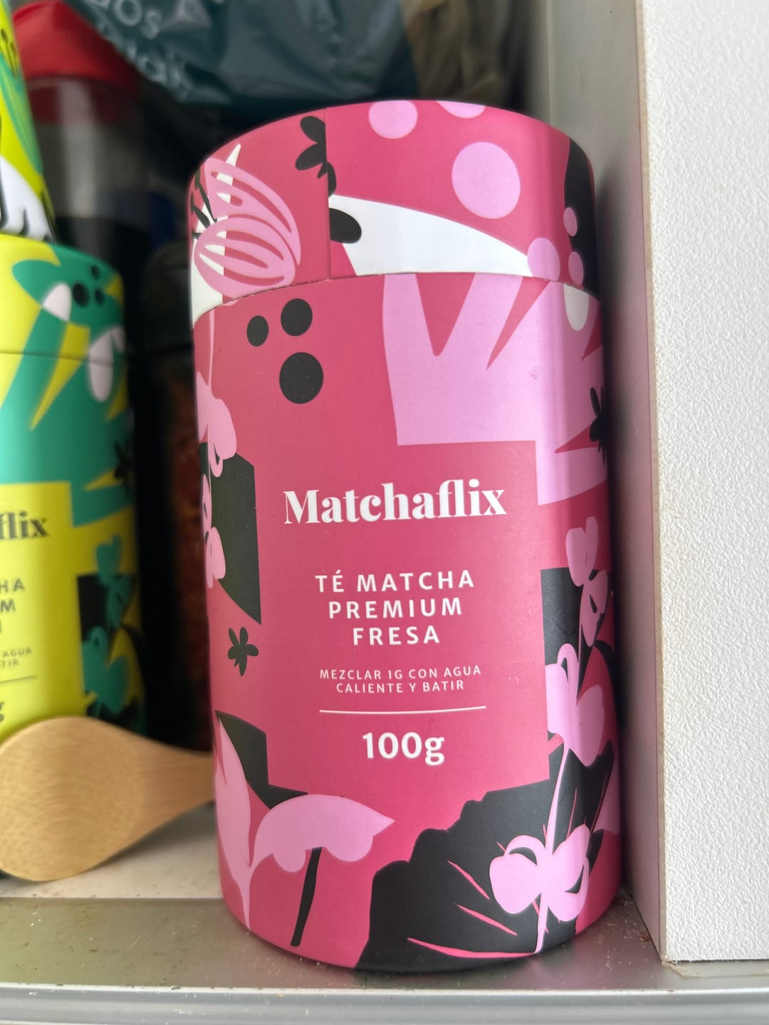 Customer photo review of Té Matcha Premium Fresa