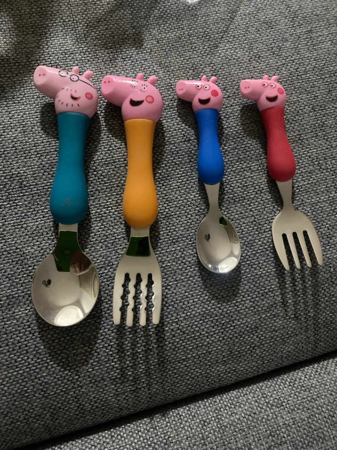 Customer photo review of Peppa Pig Cutlery Set