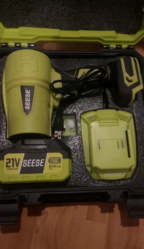 Customer photo review of SEESE Cordless Leaf Blower