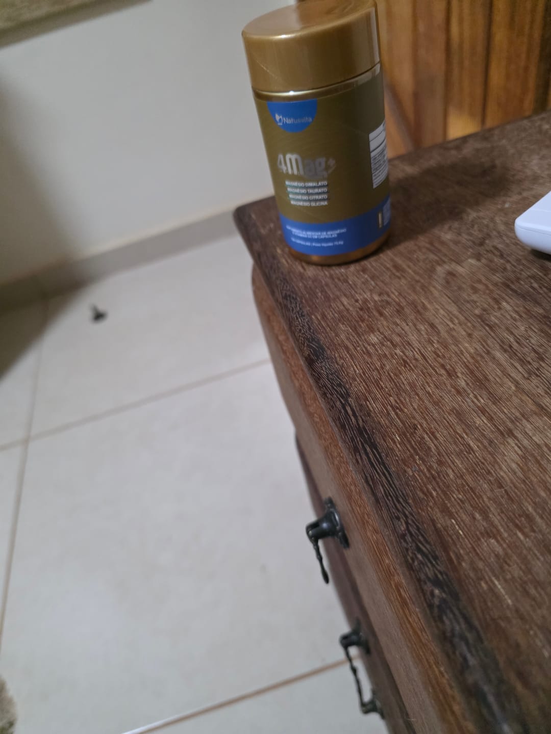 Customer photo review of 4MAG Complexo de Magnésios Glicina, Dimalato, Citrato e L-Taurato. 120 cápsulas