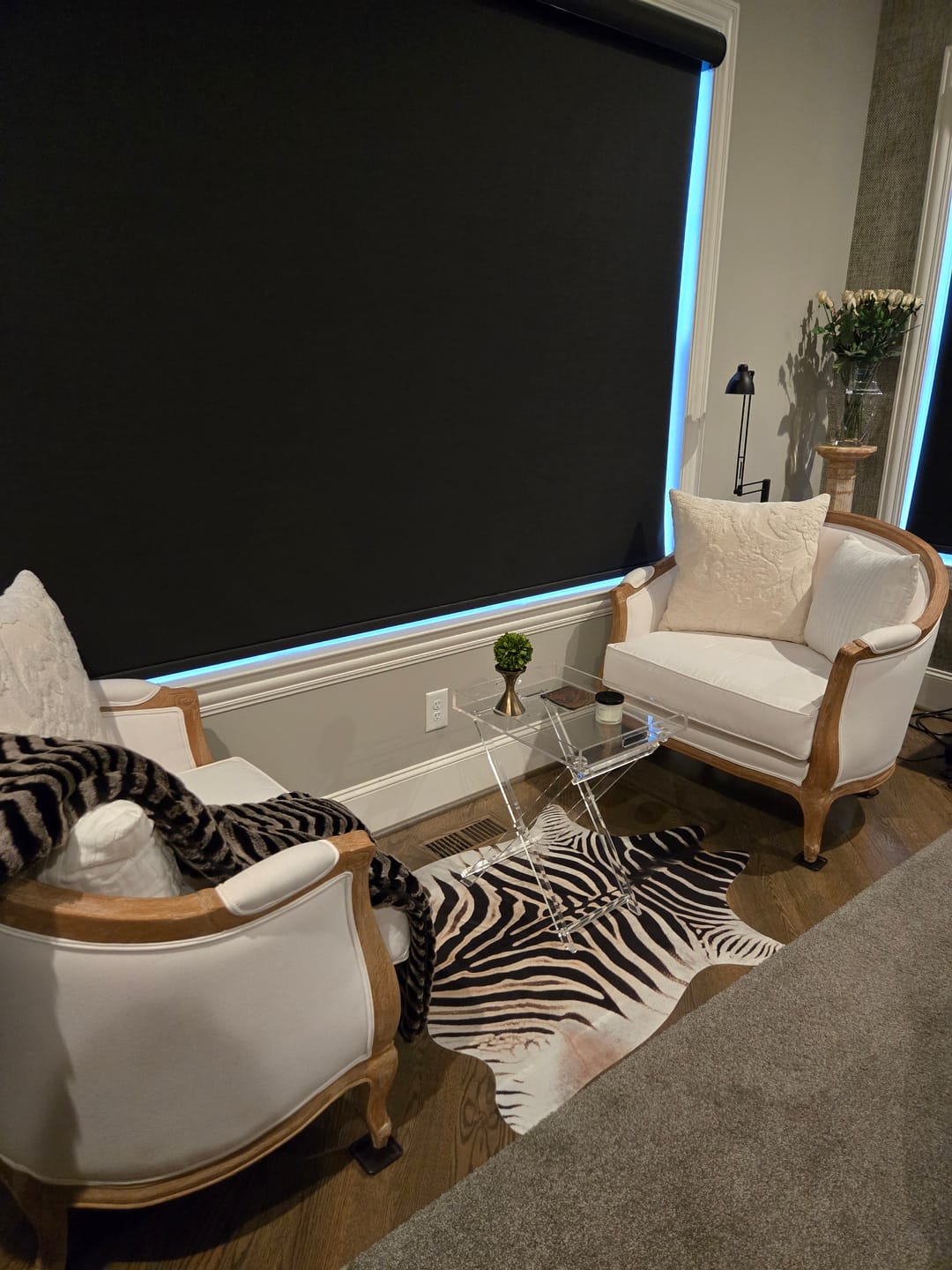Customer photo review of Jungle Zebra Rug