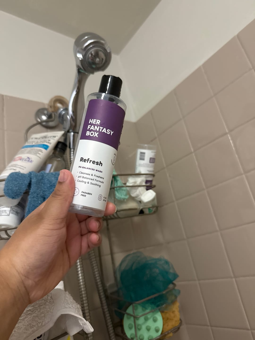 Customer photo review of Refresh Plant Based Yoni Gel Wash (pH Balancing) - 3 pk