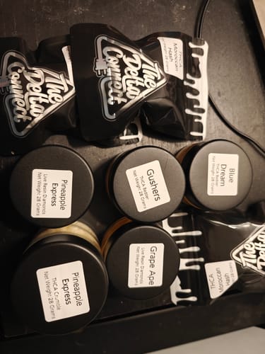 Customer photo review of Grape Ape | Live Resin Diamonds