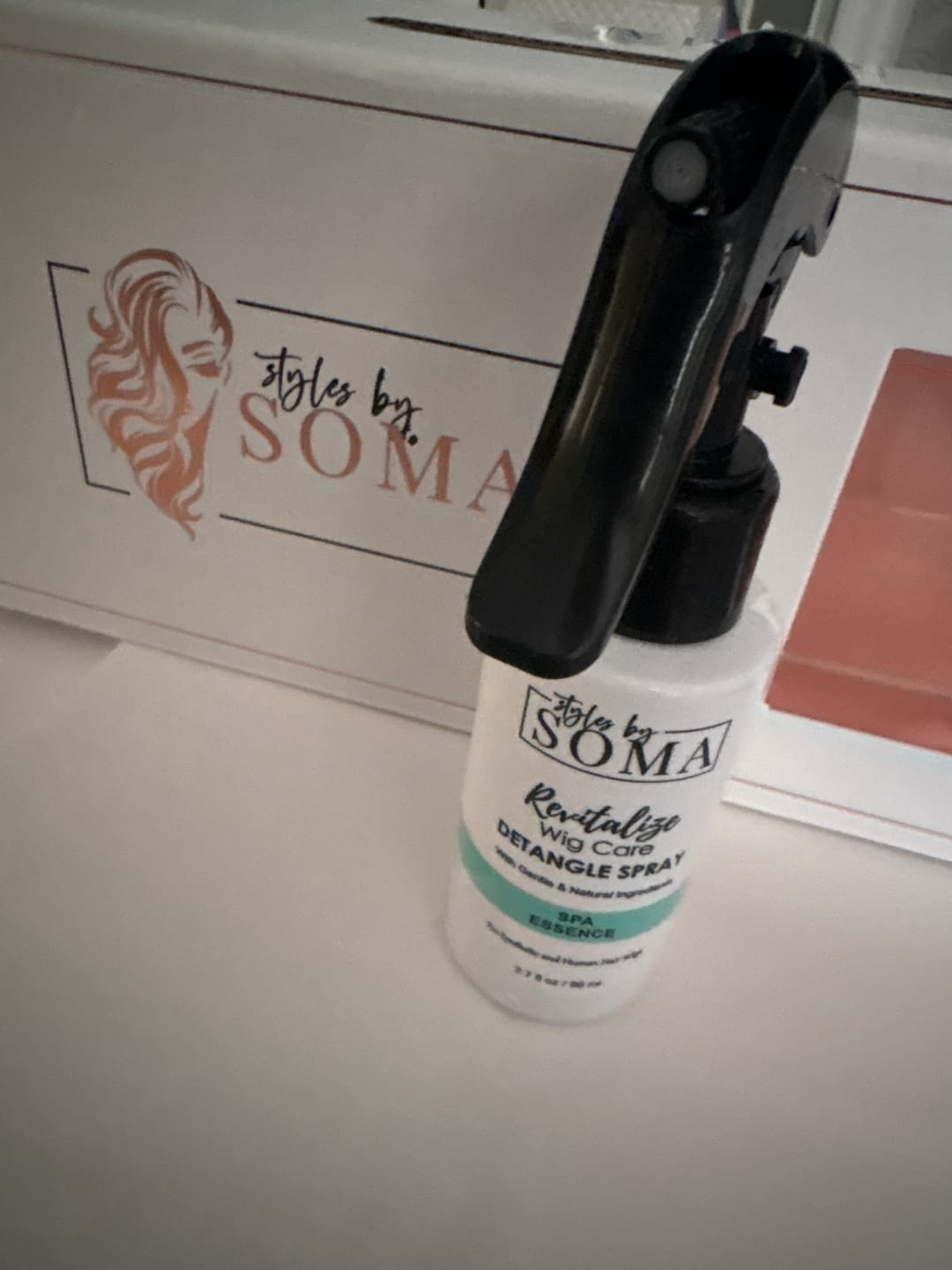 Customer photo review of **NEW** REVITALIZE Wig Detangle Spray