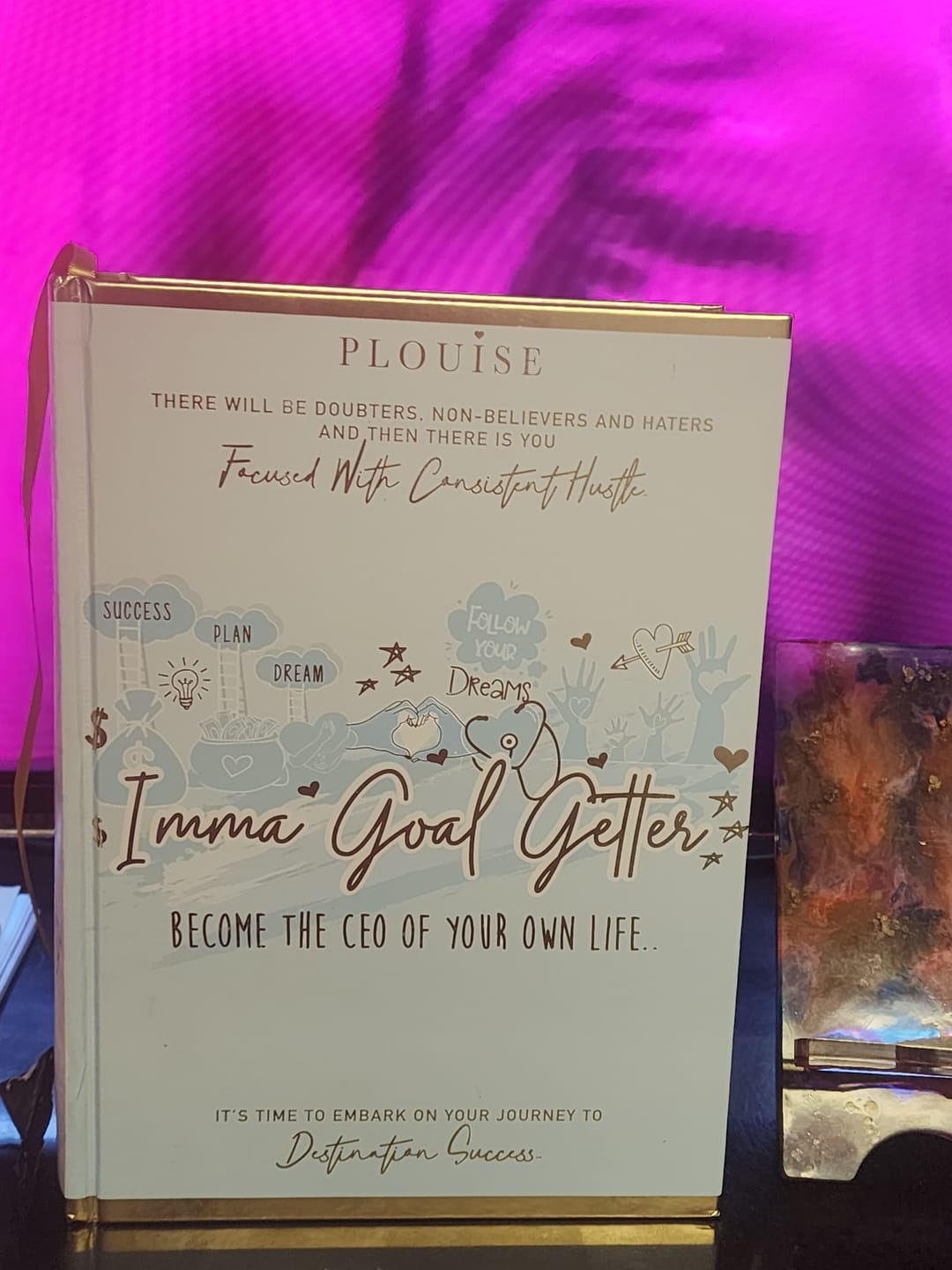 Customer photo review of P. Louise Imma Goal Getter Inspirational Diary