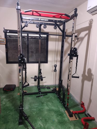 Customer photo review of Jaula Smith Gimnasio Multifuncional Power Rack Poleas