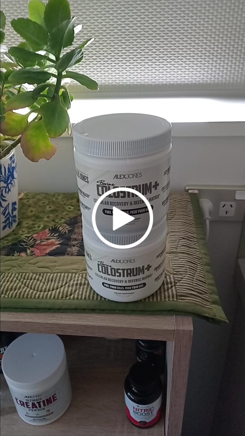 Customer video review of Bovine Colostrum+ - Cellular Recovery & Defense Matrix (2.5 oz) (30 Servings)