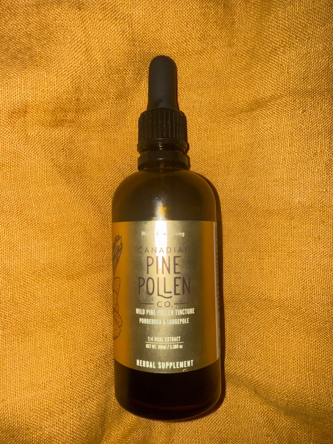 Customer photo review of Certified Organic Potency Pine Pollen Duo| 250mg Pine Pollen Per 2 ML Tincture