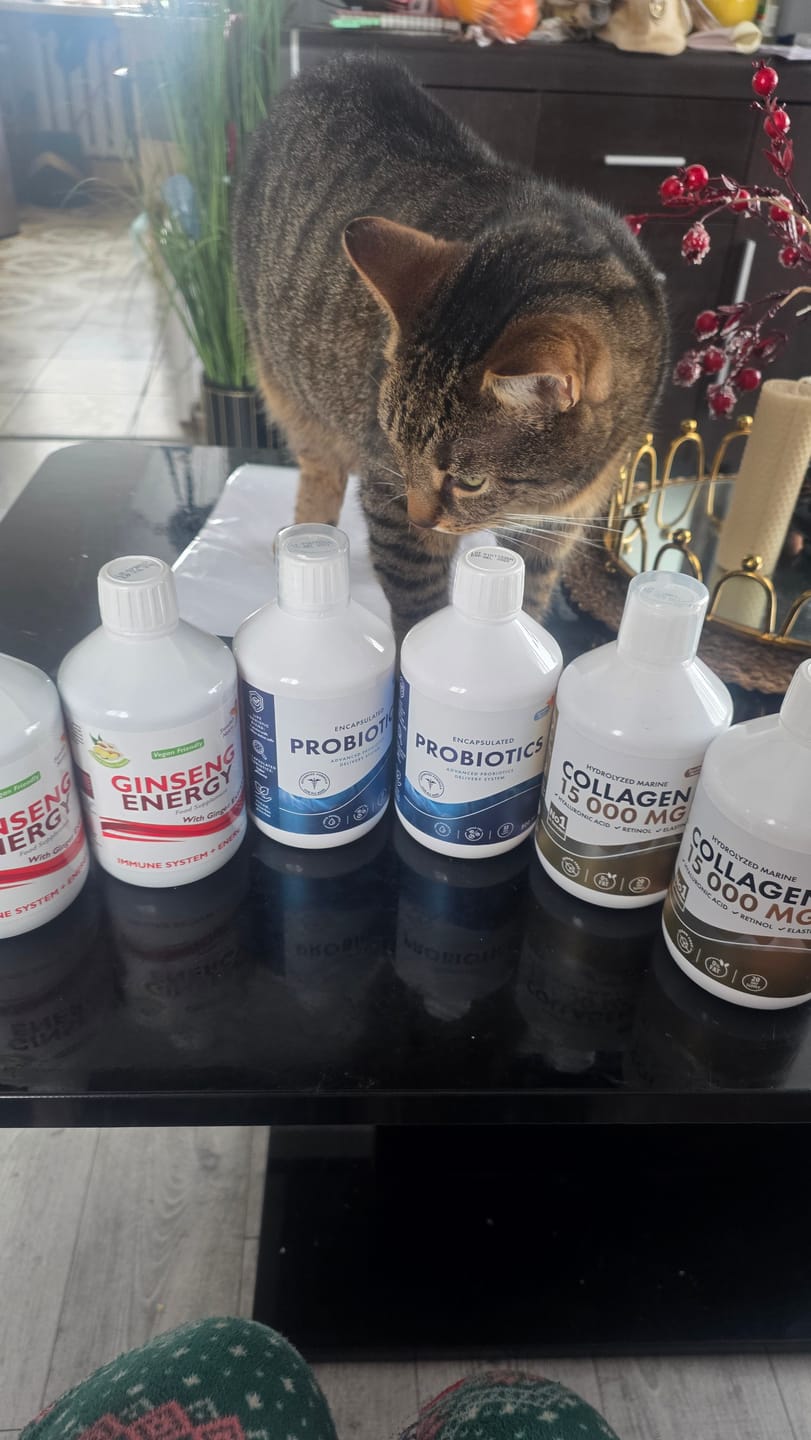 Customer photo review of Swedish Nutra – Marine Collagen 15 000 mg skystas jūrinis kolagenas su hialurono rūgštimi, retinoliu ir vitaminais, 500 ml