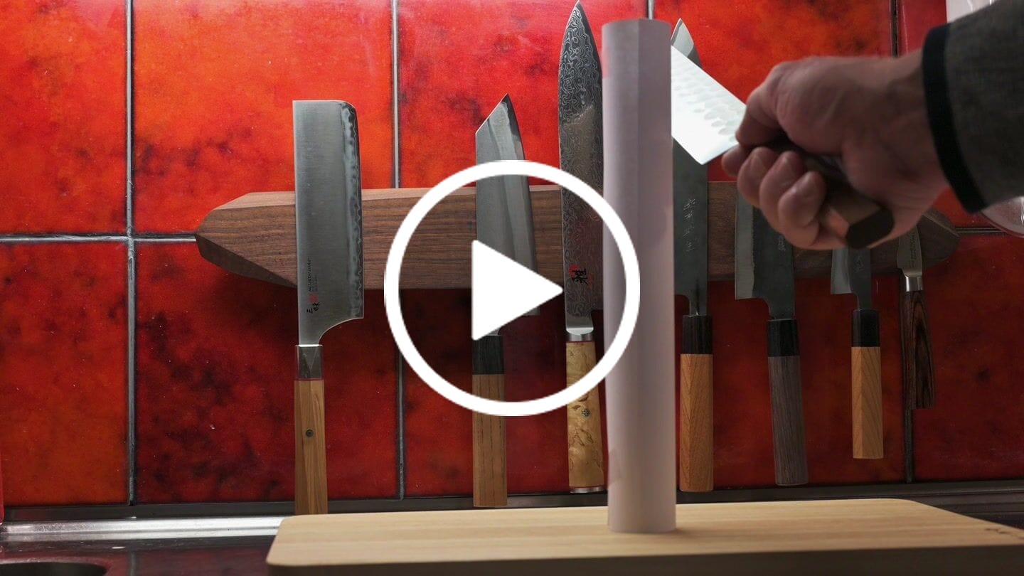 Customer video review of Ryusen Hamono Blazen Nakiri 165 mm