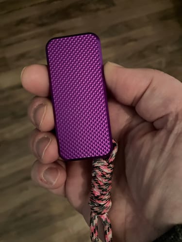 Customer photo review of Rivery MFG Zero Knurled Pattern