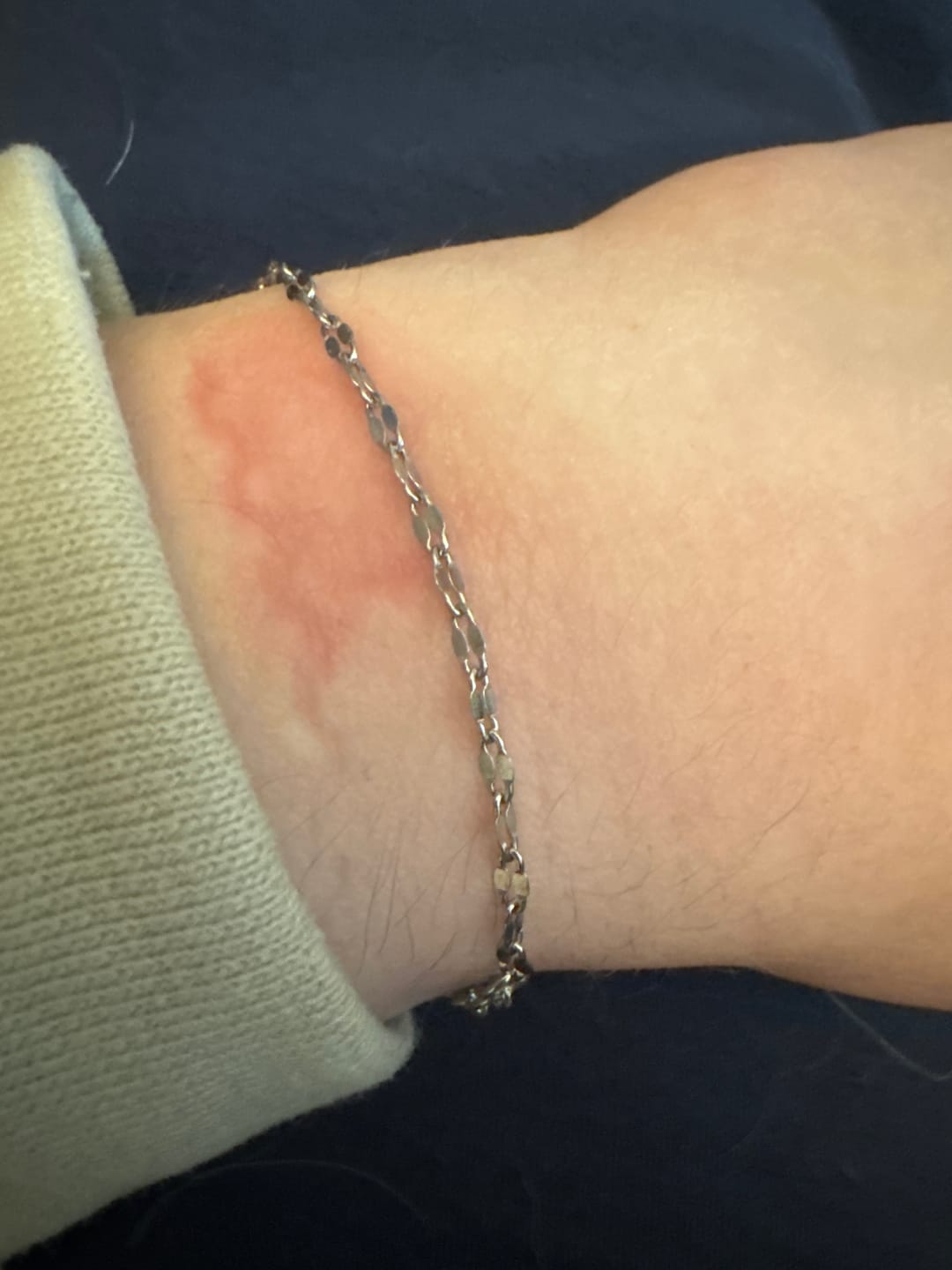 Customer photo review of Leila Silver Chain Bracelet