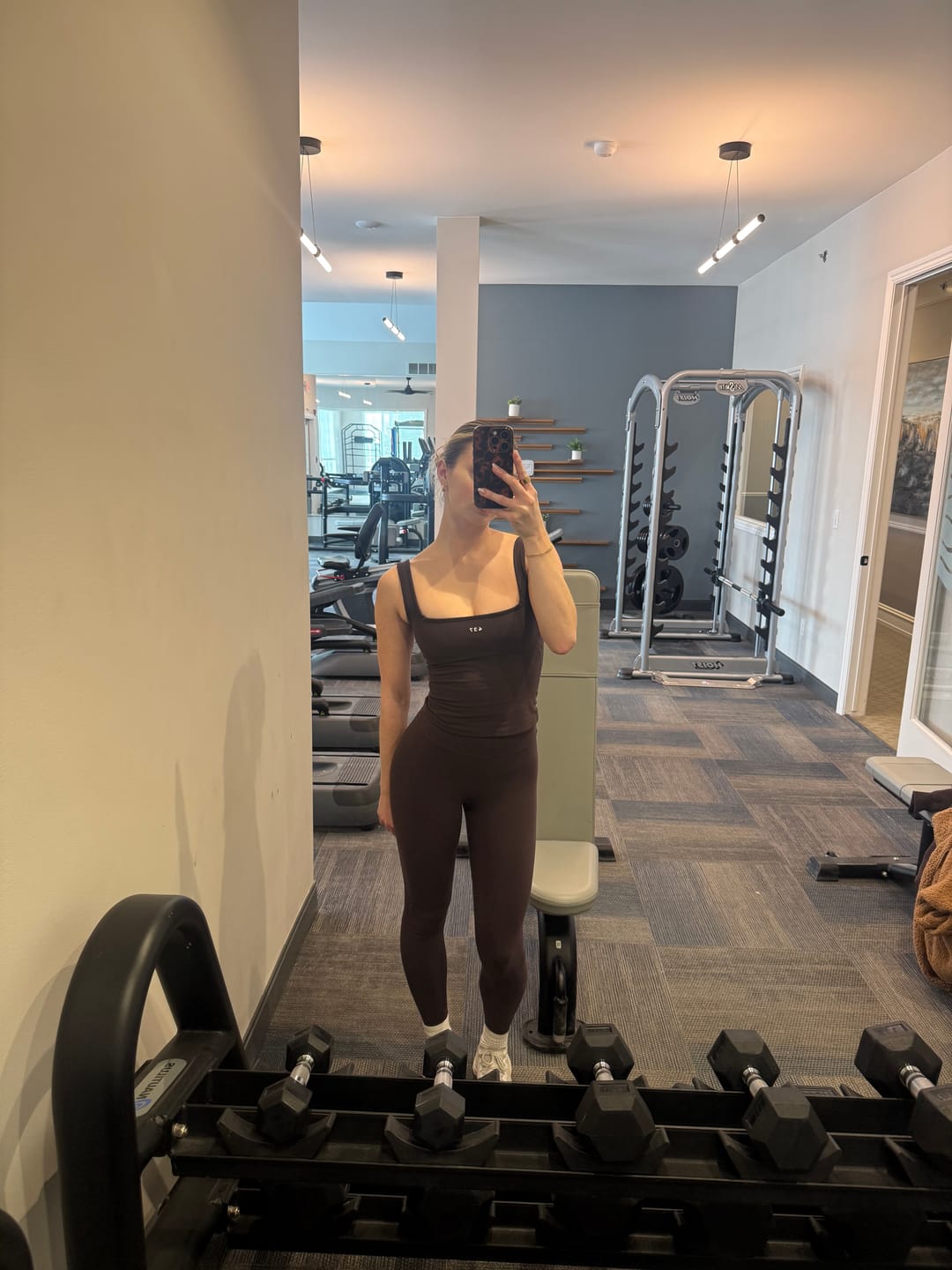 Customer photo review of The Essentials Legging / Espresso