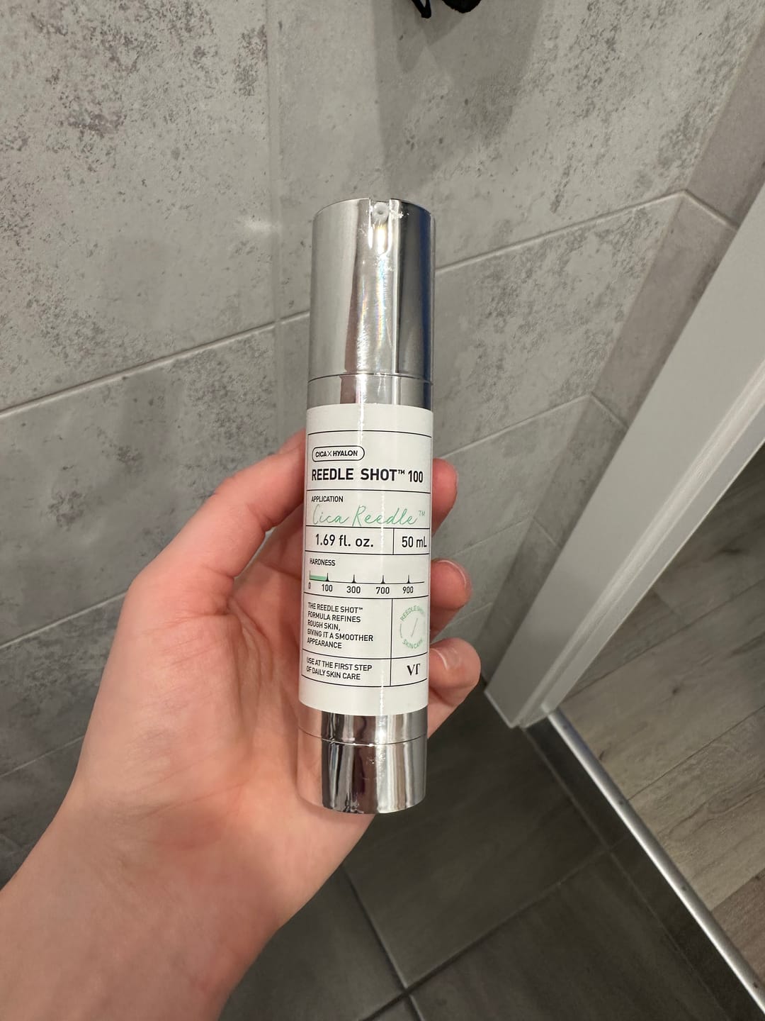 Customer photo review of Serums-būsteris ar mikroadatām VT Cosmetics Reedle Shot 100