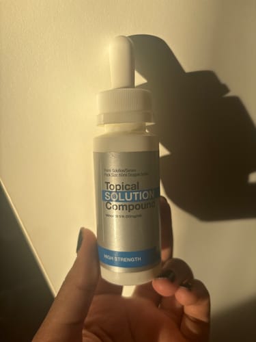 Customer photo review of Minoxidil 5% Solution, 1 Pack 60ml