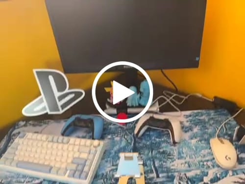 Customer video review of Royal Blue | Mousepad
