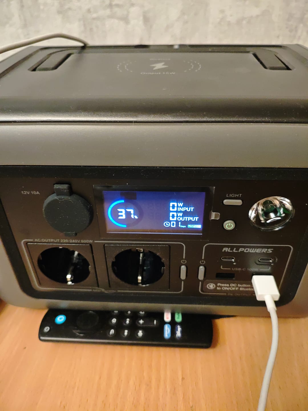 Customer photo review of ALLPOWERS R1500 Portable Power Station 1800W 1152Wh LiFeP04 Battery